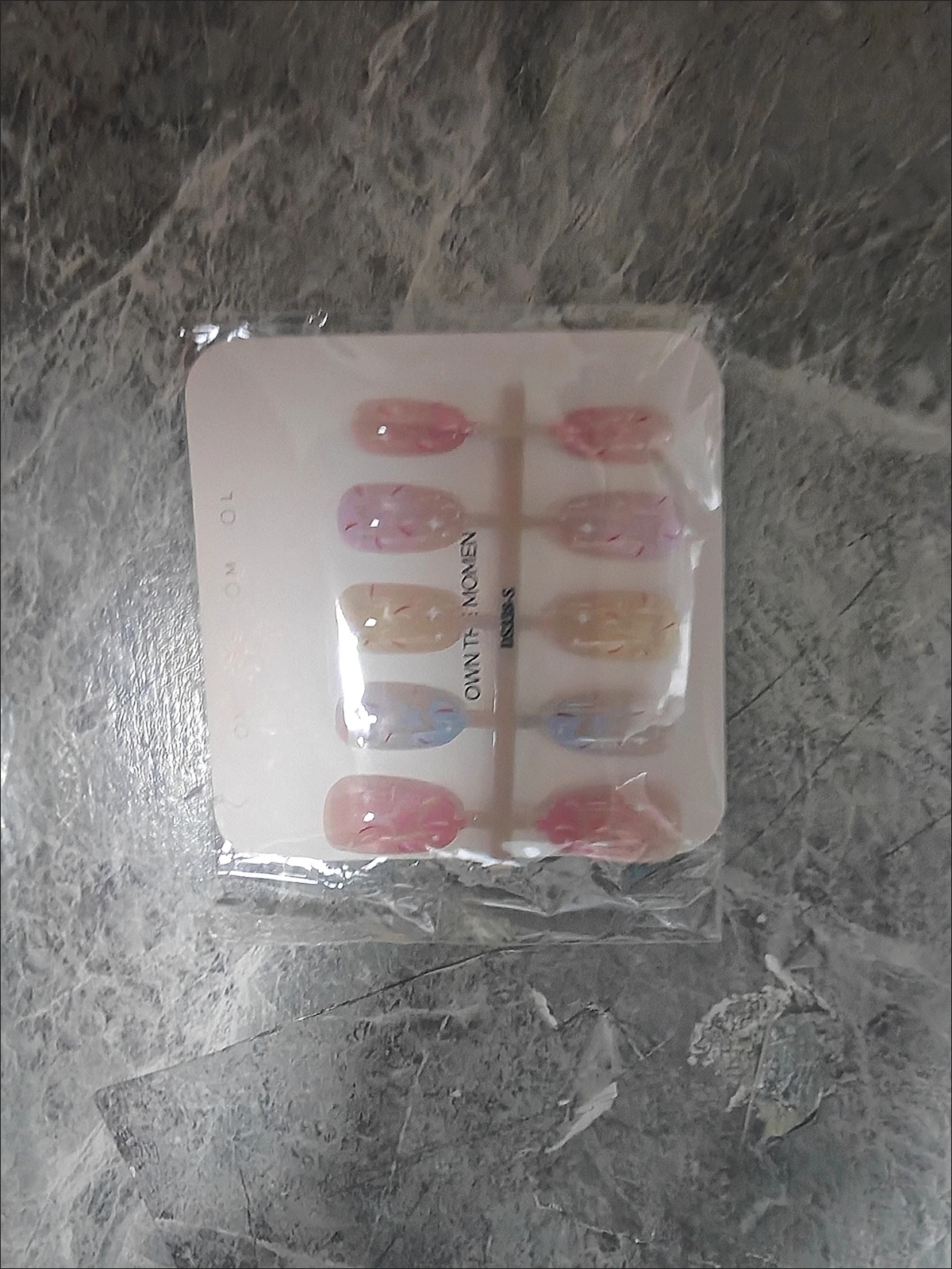 Pastel Star Short Oval Press-On Nails — customer review photo