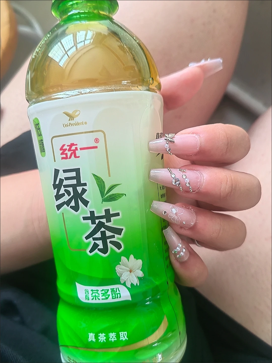 Pink Ombre Long Oval Press-On Nails — customer review photo