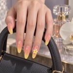 3D Floral Ombre Long Press-On Nails — product view 2