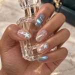 Cat Eye Star Short Press-On Nails — product view 4