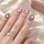Cat Eye Star Short Press-On Nails — product view 5