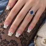 French Tip Pearl 3D Press-On Nails — product view 5