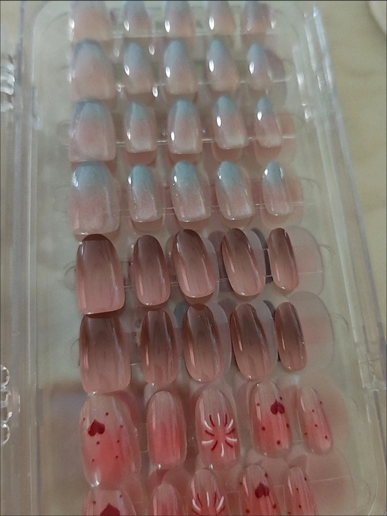 Ombre Jelly Oval Press-On Nails — customer review photo