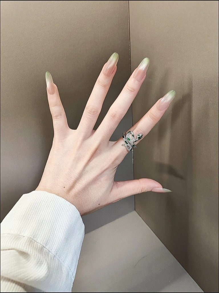 Ombre Jelly Oval Press-On Nails — customer review photo