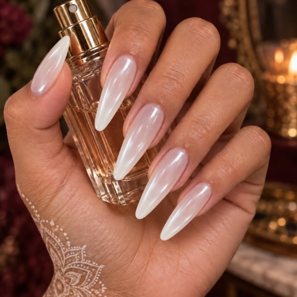 Ombre Long Stiletto Press-On Nails — product view 1