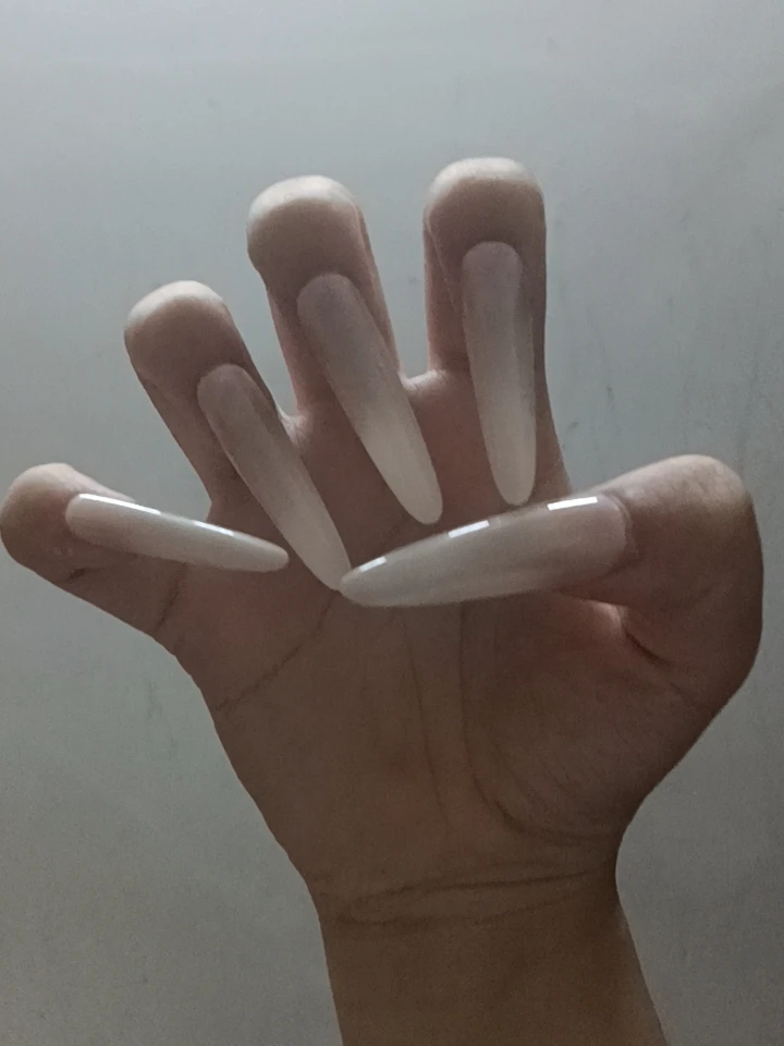 Ombre Long Stiletto Press-On Nails — customer review photo