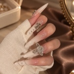Rhinestone Crystal Ombre Press-On Nails — product view 3